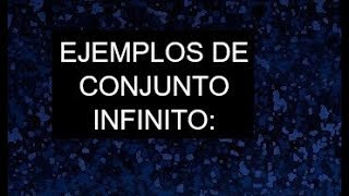 Ejemplos de conjunto infinito, Conjuntos, aritmética