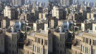 Baku pictureshow with crystal hall in 3d stereoscopic