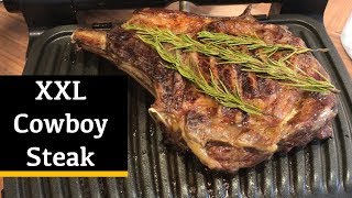 XXL Cowboy Steak im Tefal OptiGrill