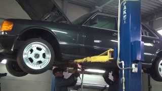 Выхлопная система на Mercedes-Benz W126. Выхлопная система на Mercedes-Benz W126 в СПБ .