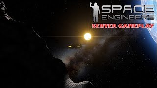Space Engineers Server Gameplay - FIGHT OR FLIGHT