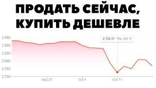 Отпуск. Продажа акций 11 октября. Обвал фондового рынка и когда продавать акции?