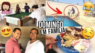 DOMINGO EM FAMÍLIA, CHURRASCO, PISCINA E MUITA BAGUNÇA ♥ - Bruna Paula