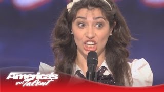 Celebrity Impressions - Melissa Villasenor - America's Got Talent Audition - Season 6