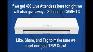 TRW Weekly CAMEO 3 Giveaway? Monday March 18th 9pm ET and Flatback Rhinestone Training