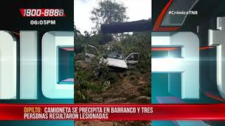 Pierde el control y se precipita en abismo de carretera Dipilto-Ocotal – Nicaragua