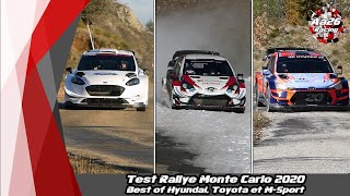 Best of Test WRC Rallye Monte Carlo 2020 [Hyundai, Toyota, M-Sport] - Flat out - Aa26 Racing