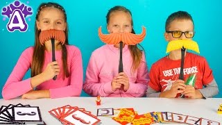 Челлендж усы Игра поймай усы Видео челлендж Для Детей. Друзяки Moustache smash game Video for Kids