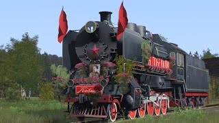 Поезд-победы в ArmA 3 (РЖД мод) | Russian Railways mod for ArmA 3 (Eng. subs)