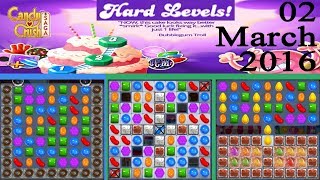 Cake Climb Hard Levels - March 2, 2016 - Candy Crush Saga - No Boosters
