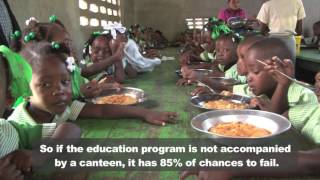 In Haiti, school feeding and nutrition improves access to education