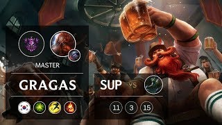 Gragas Support vs Fiddlesticks - KR Master Patch 9.5