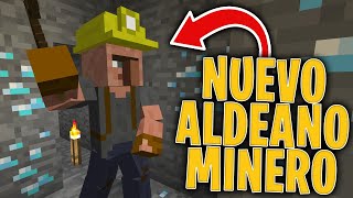 Nuevo ALDEANO MINERO en MINECRAFT! ? ¿Encontrara DIAMANTES? ?