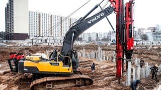 Опыт эксплуатации экскаватора Volvo ЕС480D при строительстве в Московской области