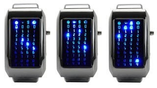 Бинарные часы Blue Energy