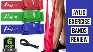 Aylio Exercise Therapy Bands Review | Amazon Resistance Bands For Home Workout