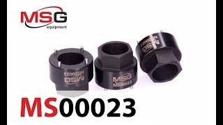 MSG MS00023 - Ключ для монтажа, демонтажа опорной втулки рулевой рейки
