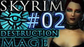 Skyrim Destruction Mage (Vanilla Gameplay) Walkthrough/Let's Play [Part 2] W/Female Armor PC Mods