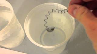 Shape Shifting Memory Metal - Nitinol Heat Engine Introduction
