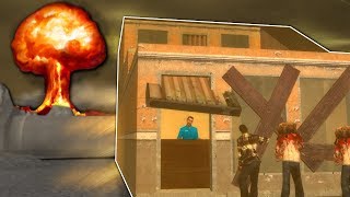 BUILDING AGAINST NUKE & ZOMBIES!? - Garry's Mod Gameplay - Gmod Zombie Base Building Roleplay