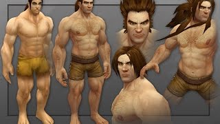[WOW] Warlords of Draenor - Human Male Character New Model