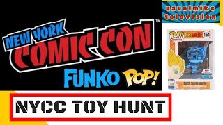 NYCC 2018 EXCLUSIVE FUNKO POP HUNT & HAUL CHROME BLUE SUPER SAIYAN VEGETA