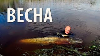 Лучшие моменты прошлого сезона. Подводная охота без слов. Весна!