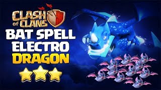 Electro Dragon With Bat Spell TH12 Attack Strategy 2019! Best Electro Fire 3star TH12 Bases