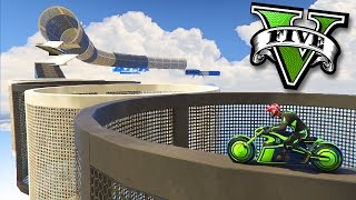 GTA V Online: CORRIDA COM A MOTO DO TRON!!