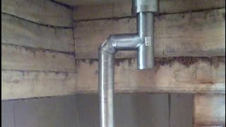 Дымоход в бане / Дымоход самодельный / Дымовая труба / Правила дымохода / Chimney in the bath