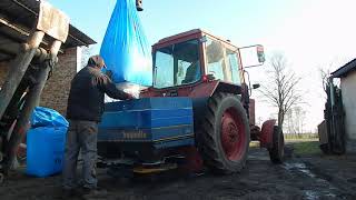 Wysiew nawozów 2019! MTZ Power!+Bogballe1000kg