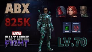 Marvel Future Fight LV70 Korath ABX 825K Speed Villain Team 漫威未來之戰 LV70科拉特 極限盟戰 82.5萬 速度反派組合