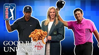 Reed’s unusual Masters attire, Tiger’s table at Augusta Arby’s & Finau’s bounce-back