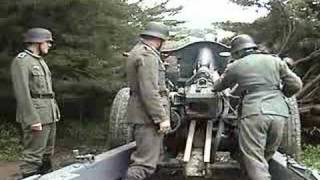 Firing the German105s