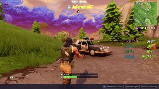 GeForce GT 1030 -- Intel Core i7-860 -- Fortnite Battle Royale FPS test Epic