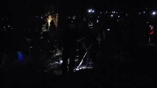 The 2019 Saint Paul Winter Carnival Medallion Hunt on  Clue 12 around Midnight