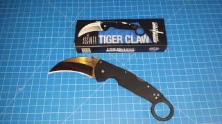 Cold Steel Tiger Claw: If Kung Fu Theater Was a Knife!