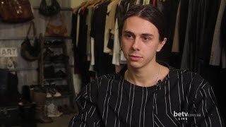 Jean Gritsfeldt. Interview for #FashionWeekTV