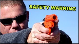 Live Shotgun Shell in flare pistol  - What happens?