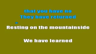 System of a Down - Holy Mountains (Karaokê Lyrics)