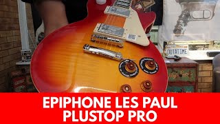 UNBOXING Epiphone Les Paul Standard Plustop Pro | Review Demo