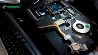Разборка,чистка,смазка вентилятора,сборка ноутбука  Acer Aspire 5520G