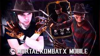 ПЕРВЫЙ ВЗГЛЯД НА ФРЕДДИ КРЮГЕРА || MORTAL KOMBAT X MOBILE