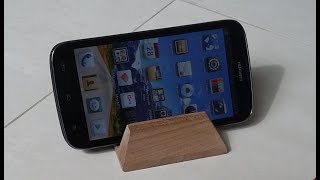 Простая подставка для смартфона из термодерева/ Столярная мастерская