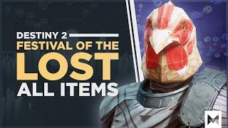 Destiny 2: Forsaken - All Festival Of The Lost Items Including Masks, Armor, Emotes & More!