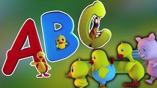 ABC canción | 3D Vídeo Educativo | Para niños Cartoon | Compilación