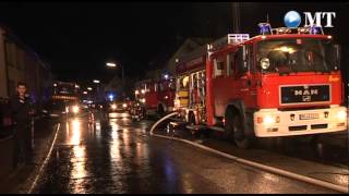 Nach Brand unbewohnbar