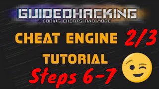 Cheat Engine Tutorial Guide 2/3 Steps 6-9