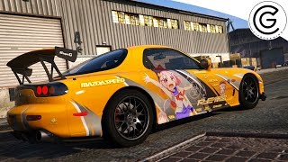 GTA 5  - Mazda RX-7 2002  - REDUX MOD PC Gameplay! 60 FPS 1080p