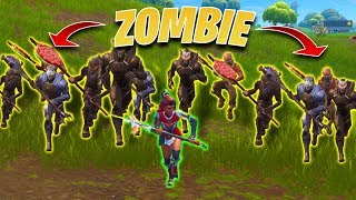 JESTEM SAM VS 60 WIDZÓW W FORTNITE! *WIDZOWIE ZOMBIE*